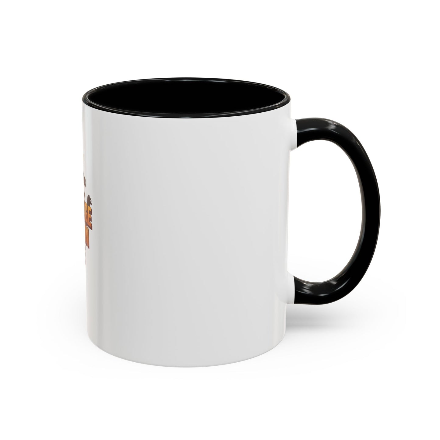 Courage-Inspired Accent Coffee Mug – A Daily Reminder to Stay Strong