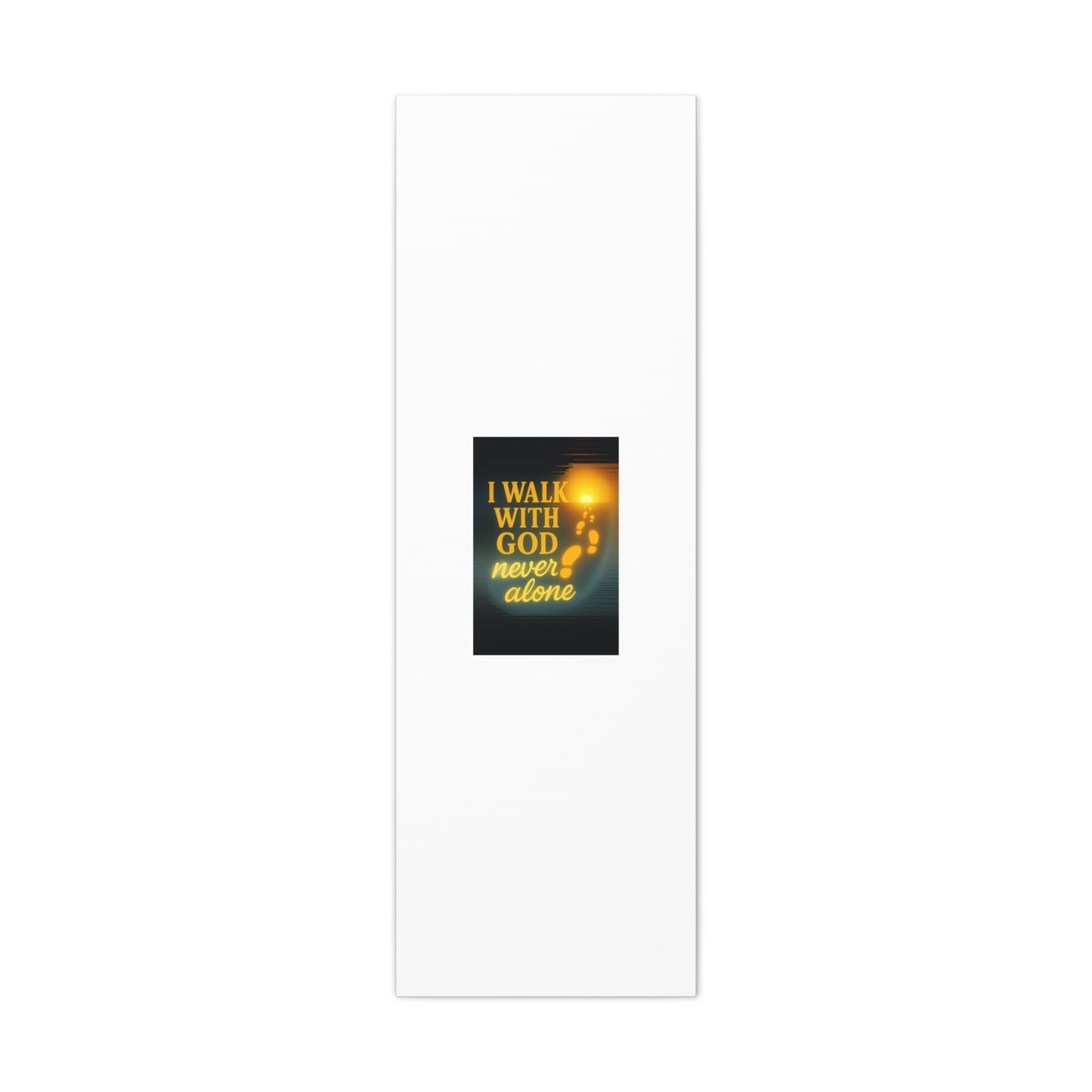 I Walk With God – Matte Canvas Wall Art