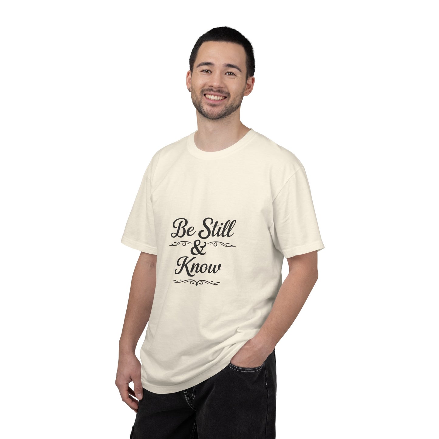 Be Still & Know T-Shirt — Inspirational Faith Graphic Tee