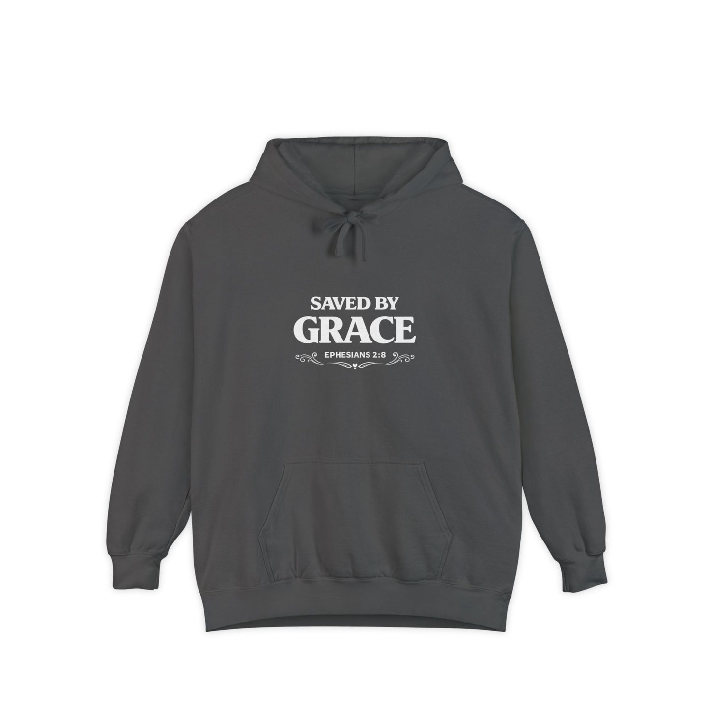 Saved by Grace Hoodie — Christian Faith Graphic Hoodie
