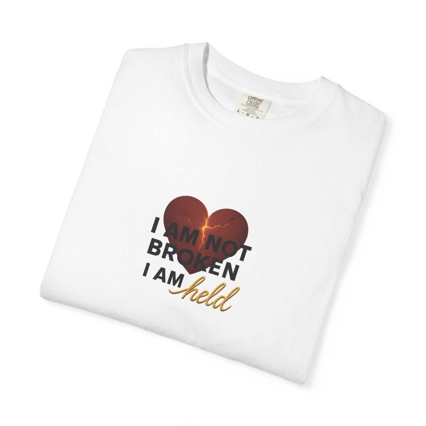 Heartfelt Garment-Dyed T-Shirt – Inspirational Unisex Tee for Comfort, Expression & Everyday Wear
