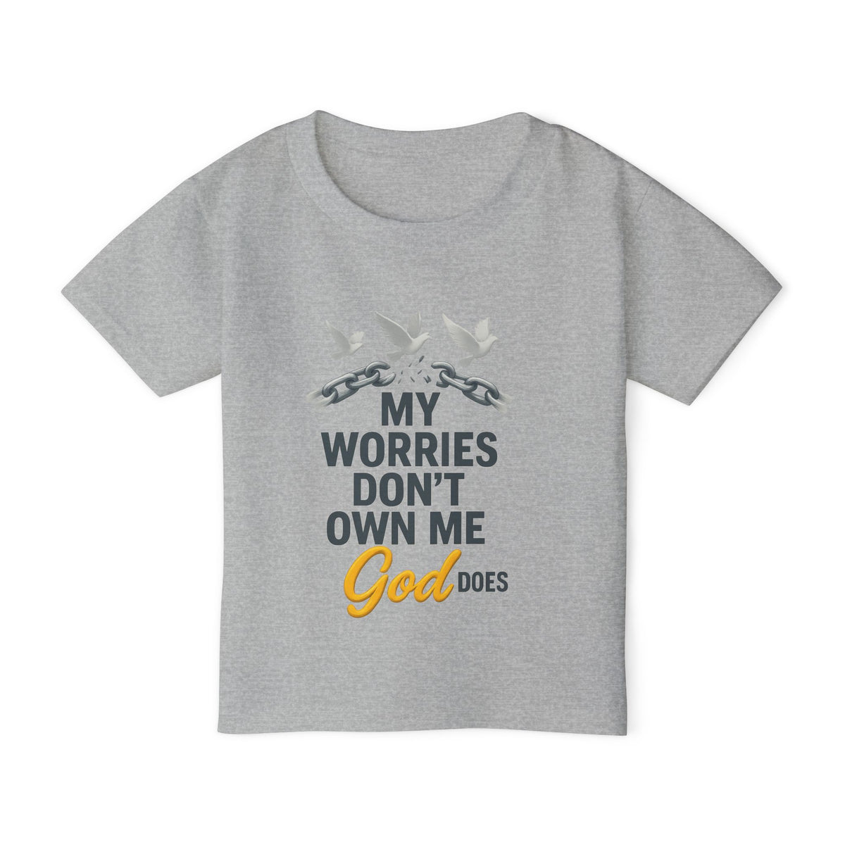 Toddler T‑Shirt — My Worries Don't Own Me, God Does