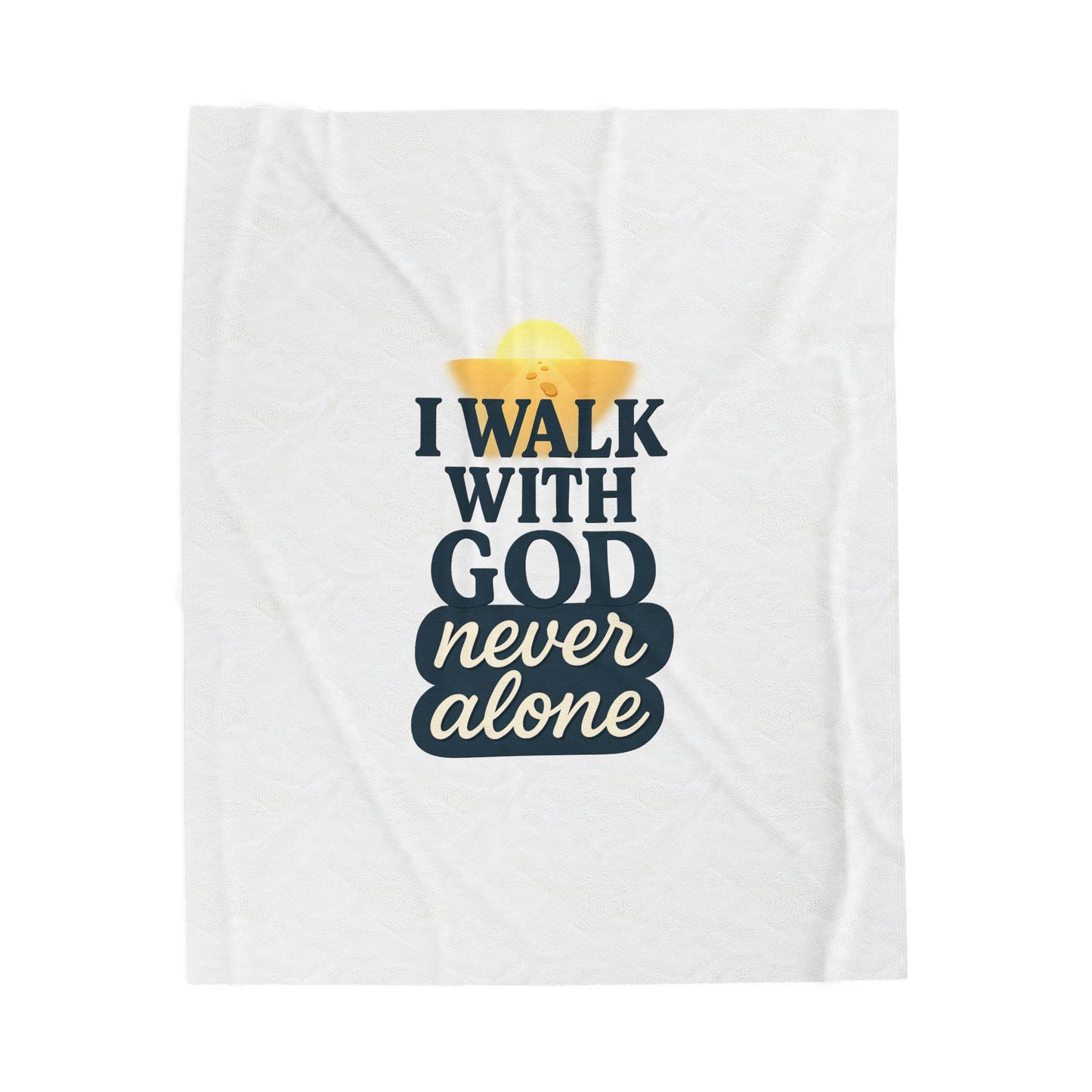 Faith-Inspired Velveteen Plush Blanket