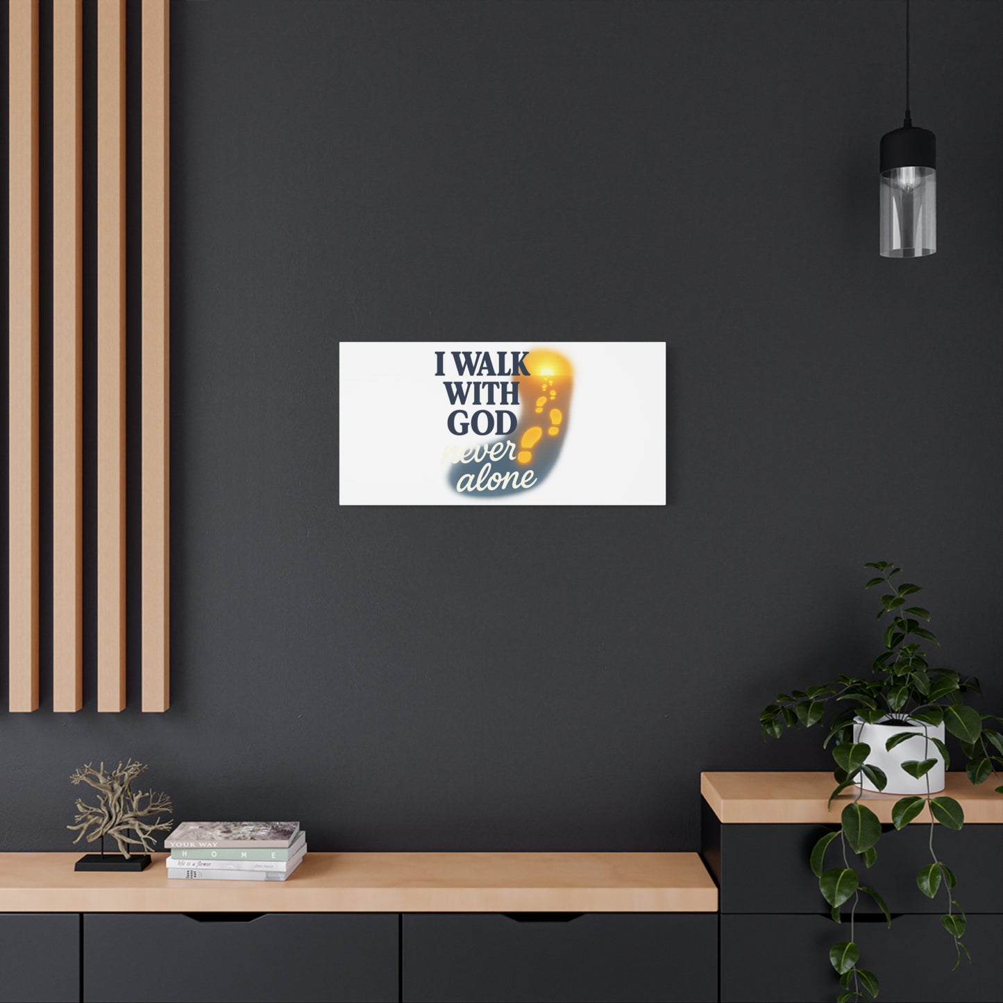 I Walk With God – Matte Canvas Wall Art