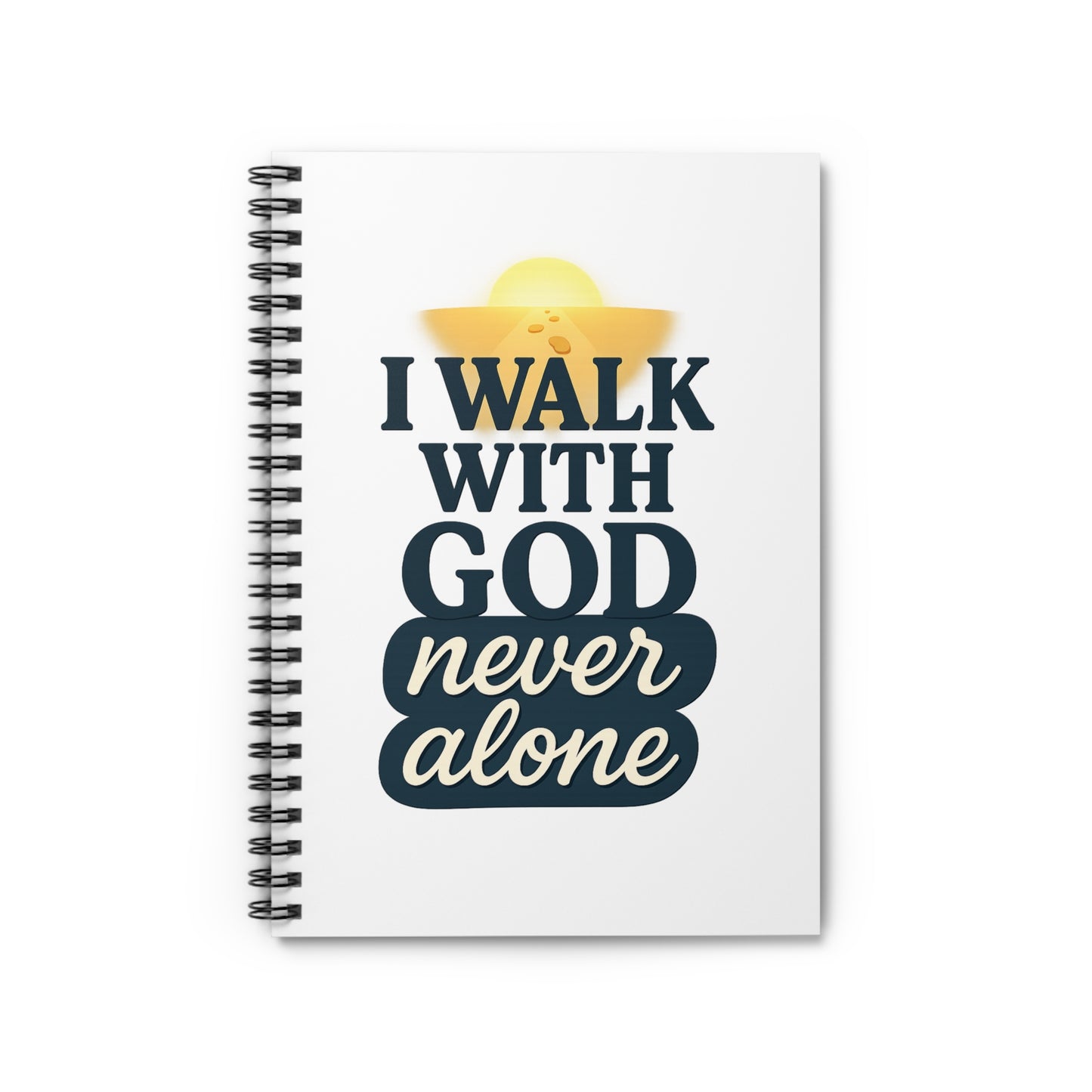 Faith-Inspired Spiral Notebook - Ruled Line