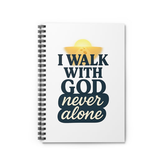 Faith-Inspired Spiral Notebook - Ruled Line