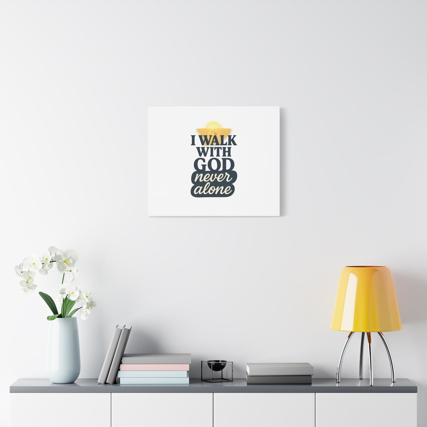 I Walk With God – Matte Canvas Wall Art