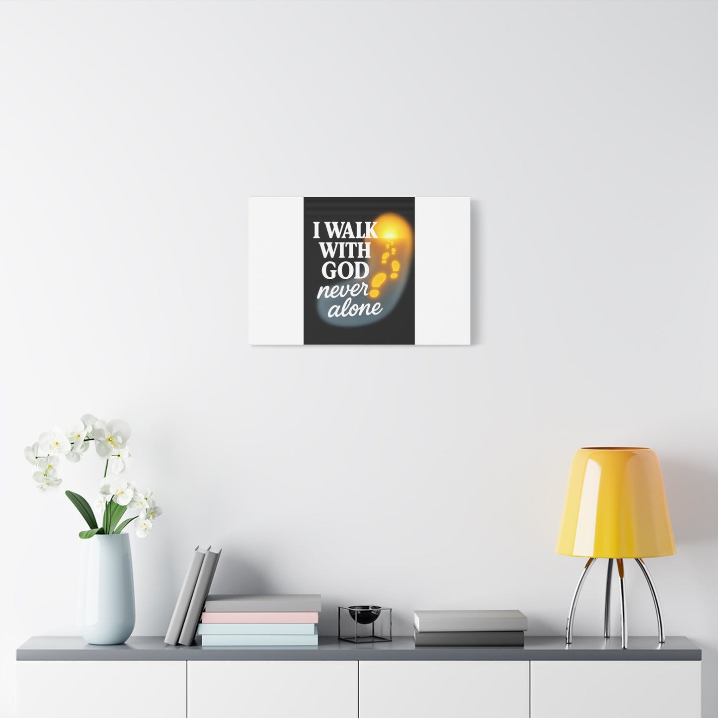 I Walk With God – Matte Canvas Wall Art