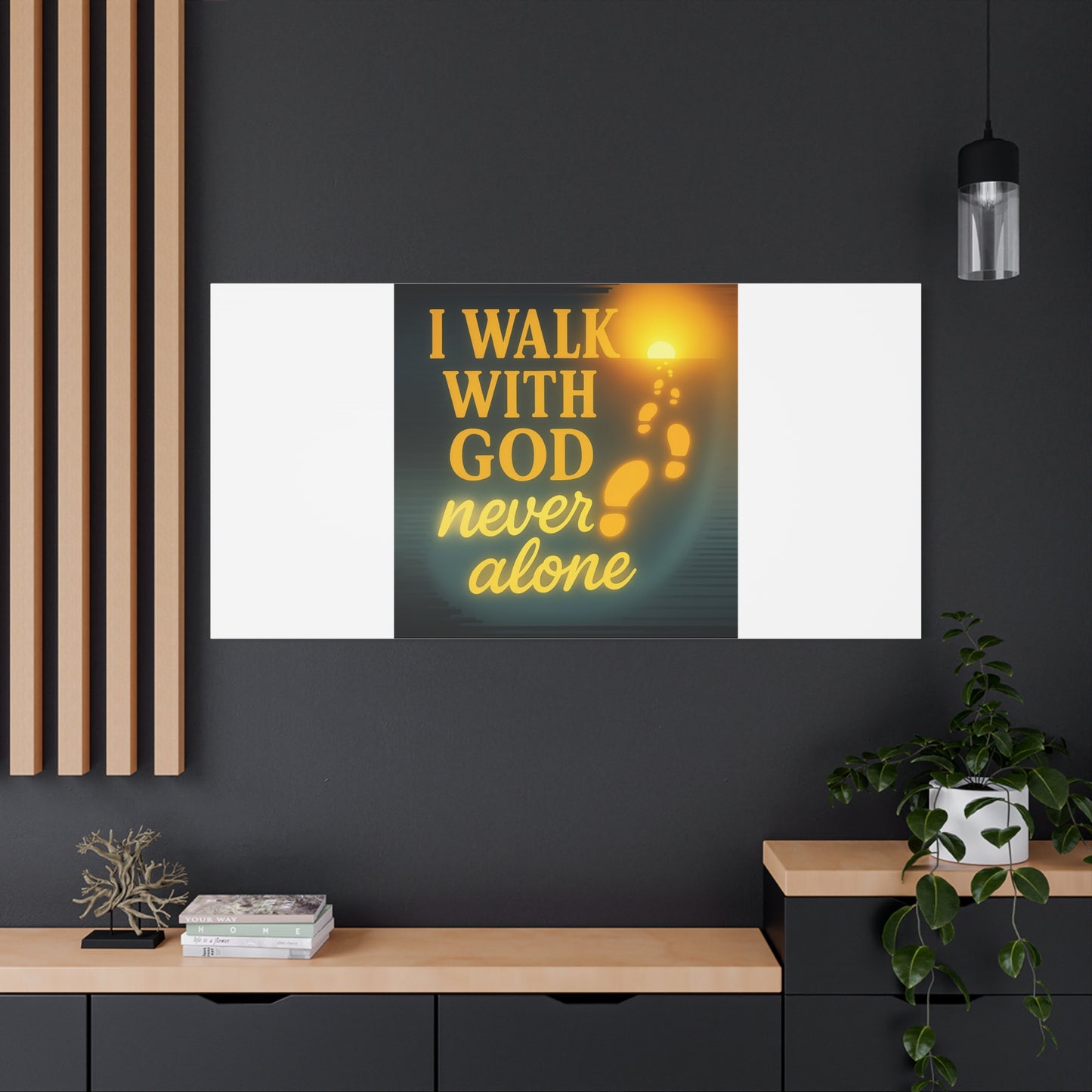 I Walk With God – Matte Canvas Wall Art