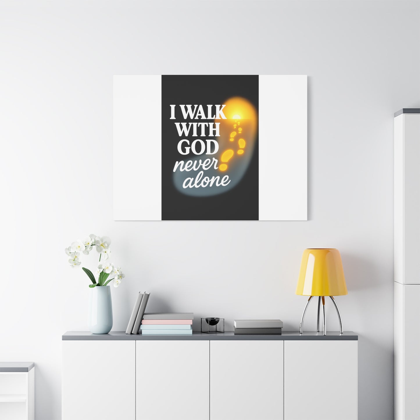 I Walk With God – Matte Canvas Wall Art