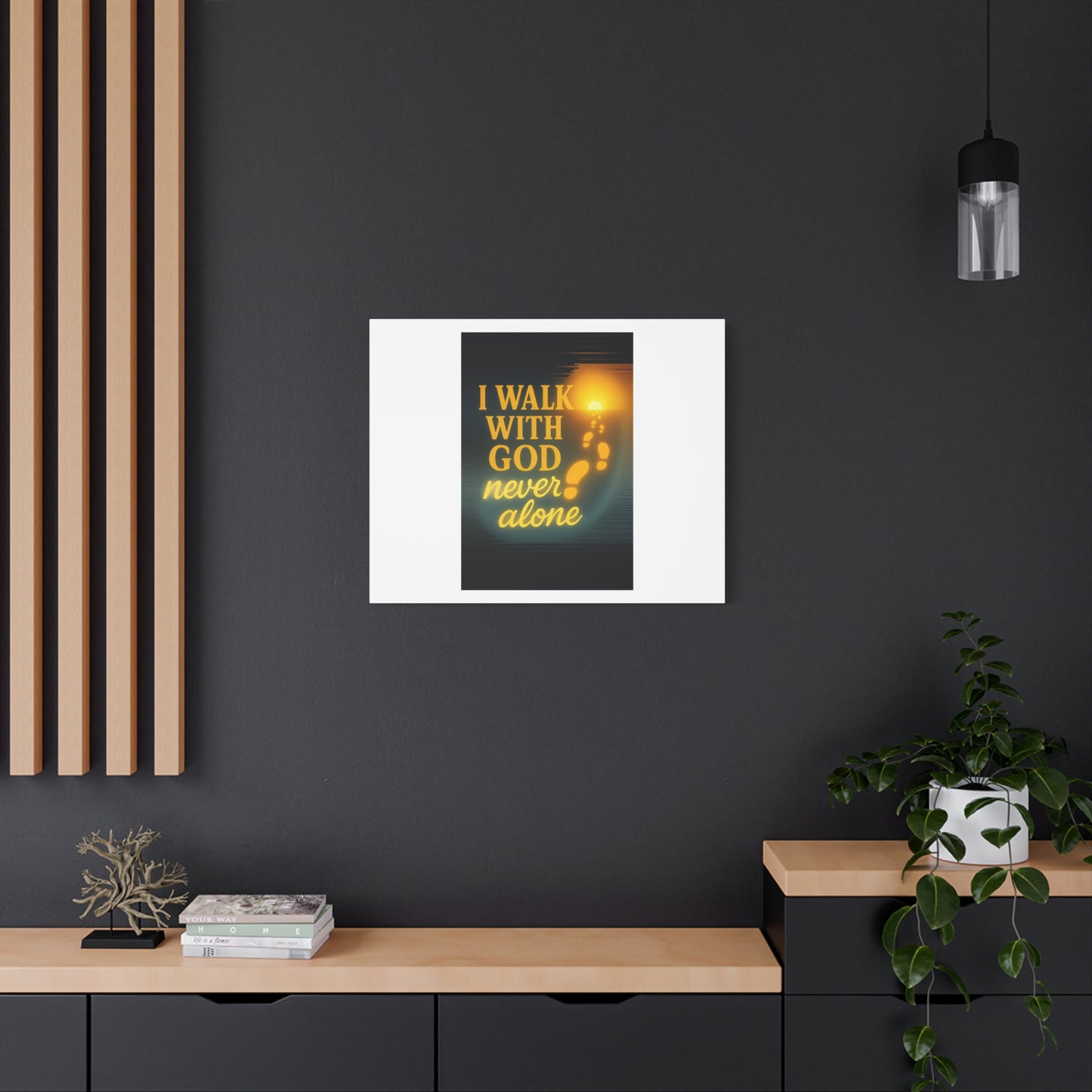I Walk With God – Matte Canvas Wall Art