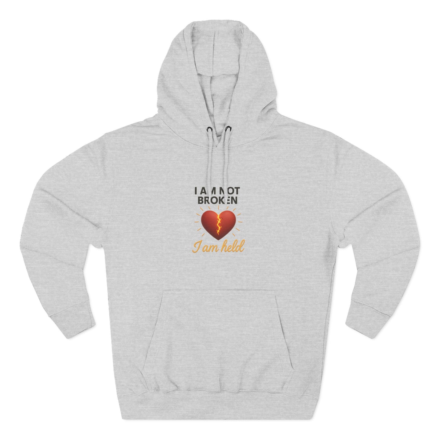 I Am Not Broken – Inspirational Hoodie for Strength, Healing & Self-Love