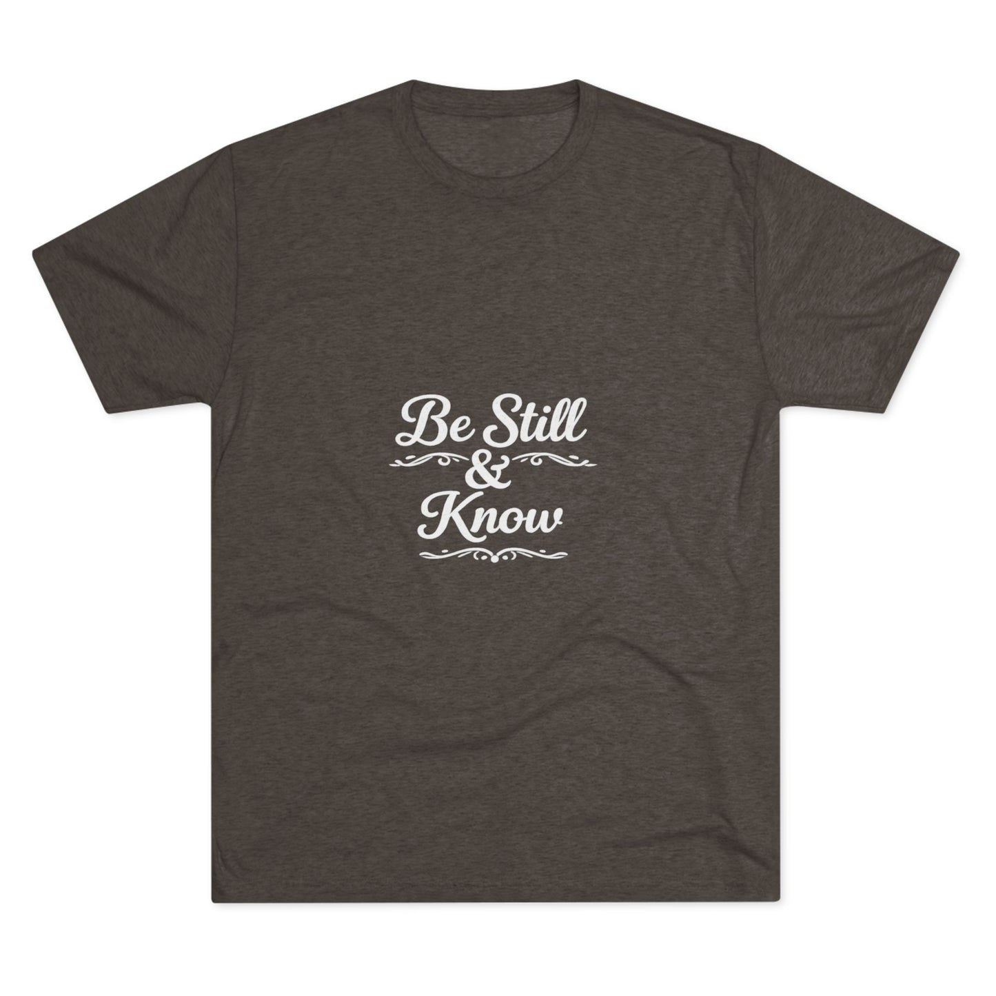 Be Still & Know Tshirt — Inspirational Christian Graphic T‑Shirt