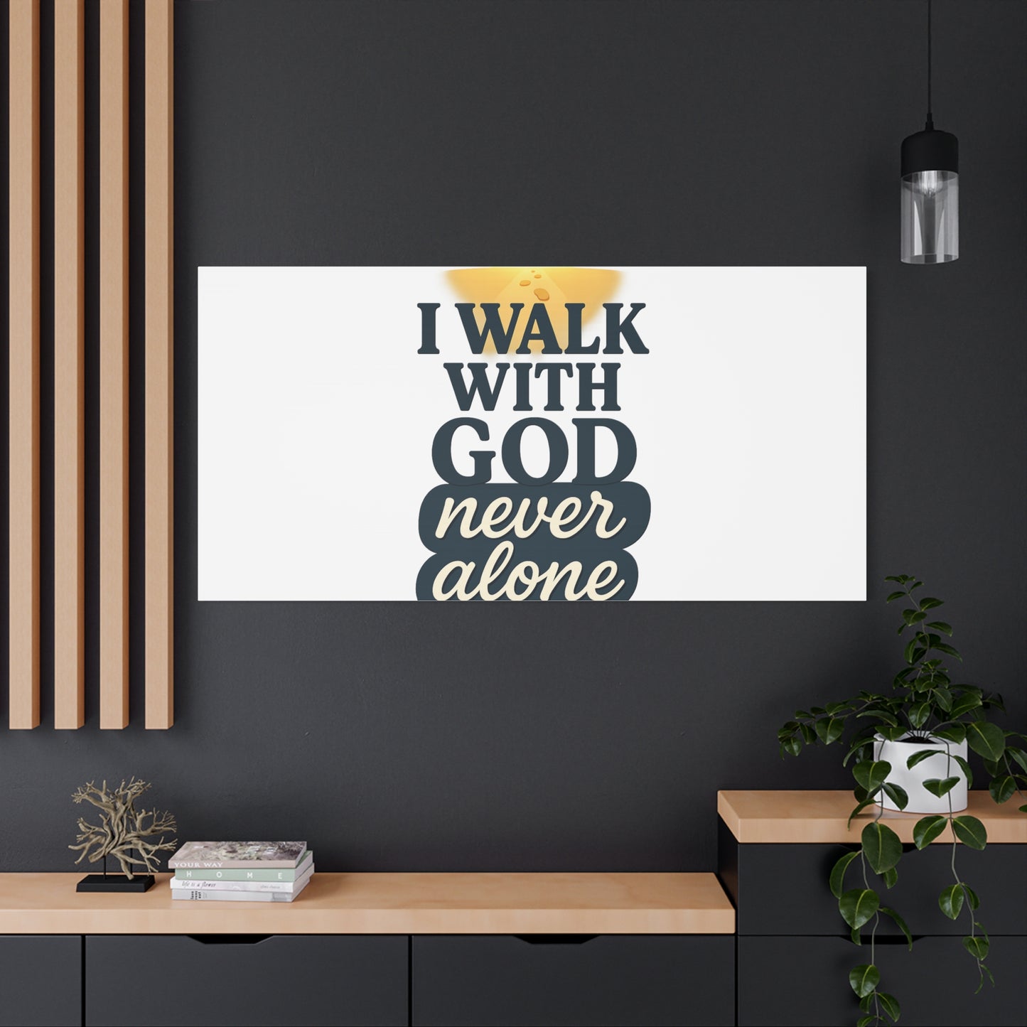 I Walk With God – Matte Canvas Wall Art