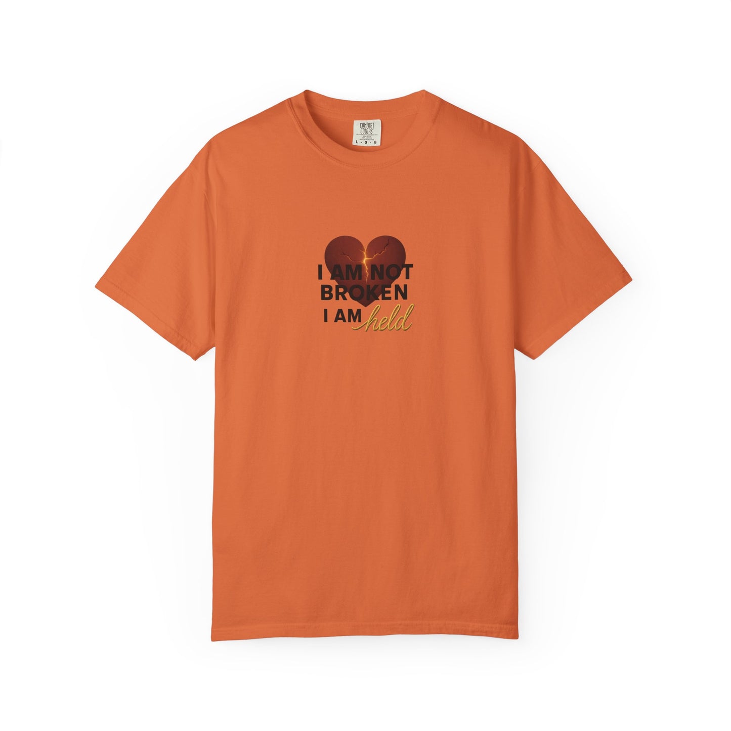 Heartfelt Garment-Dyed T-Shirt – Inspirational Unisex Tee for Comfort, Expression & Everyday Wear