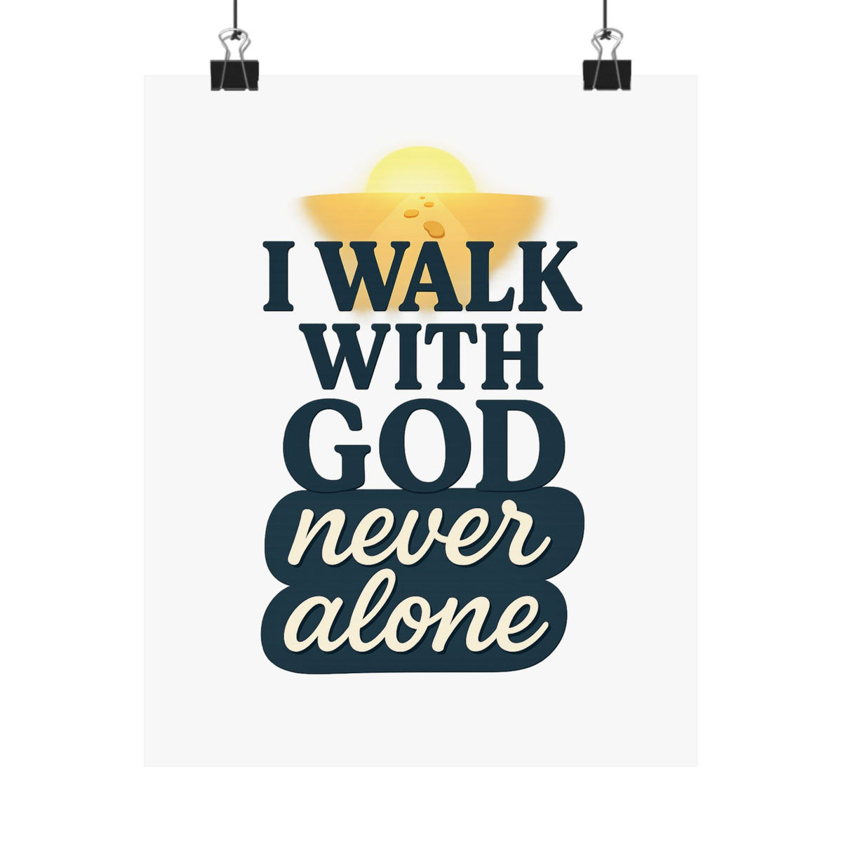 Inspirational Matte Vertical Posters - Wall Decor, Christian Art, Motivational Quotes, Home Decoration, Faith-Based Gifts
