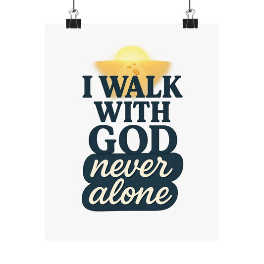 Inspirational Matte Vertical Posters - Wall Decor, Christian Art, Motivational Quotes, Home Decoration, Faith-Based Gifts