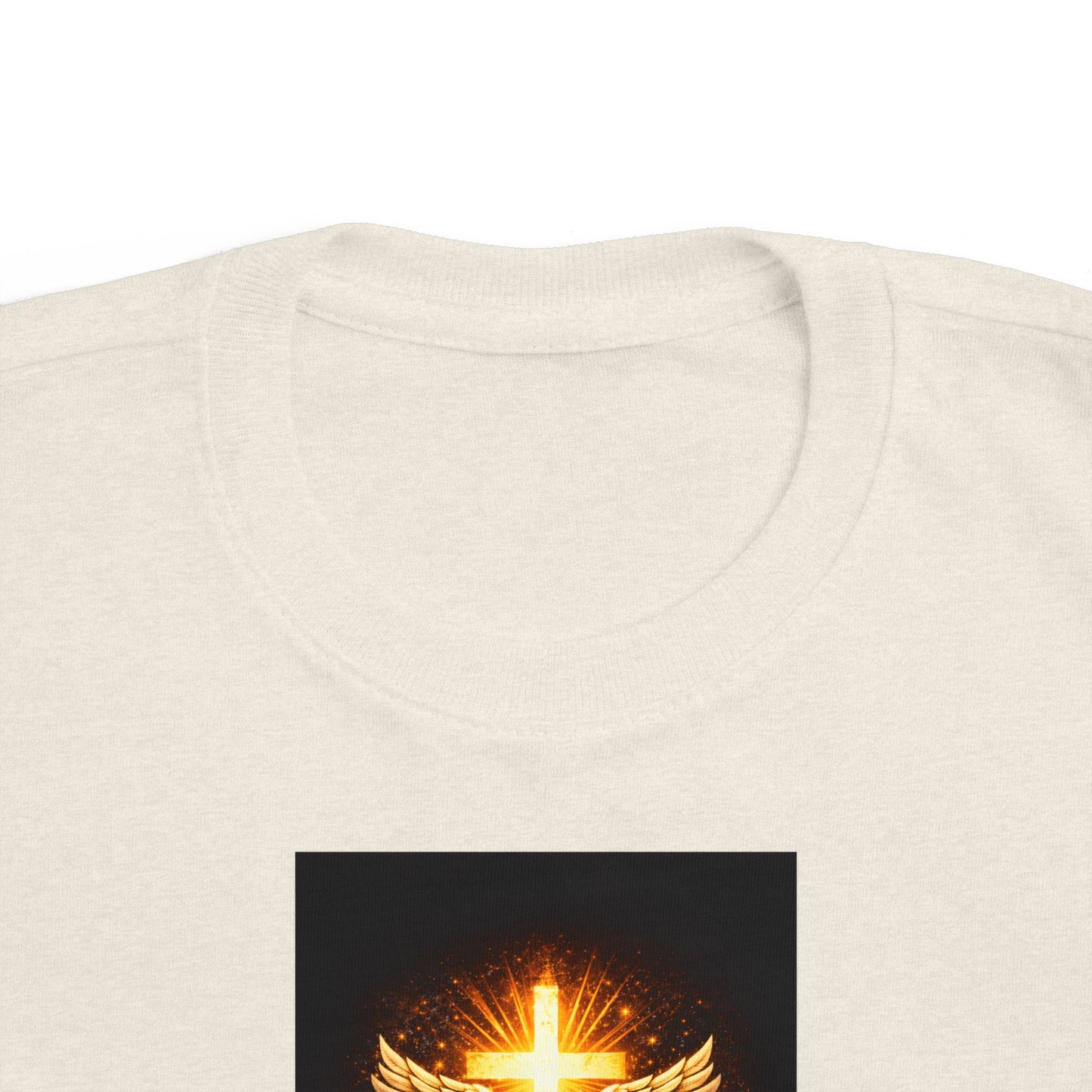 Toddler T‑Shirt — Jesus Saves, Flame Dove Christian Tee