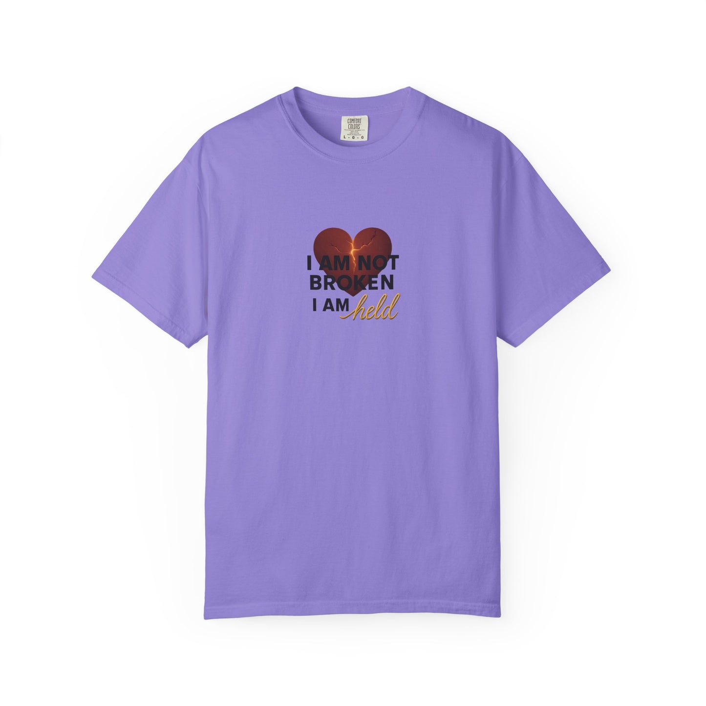 Heartfelt Garment-Dyed T-Shirt – Inspirational Unisex Tee for Comfort, Expression & Everyday Wear