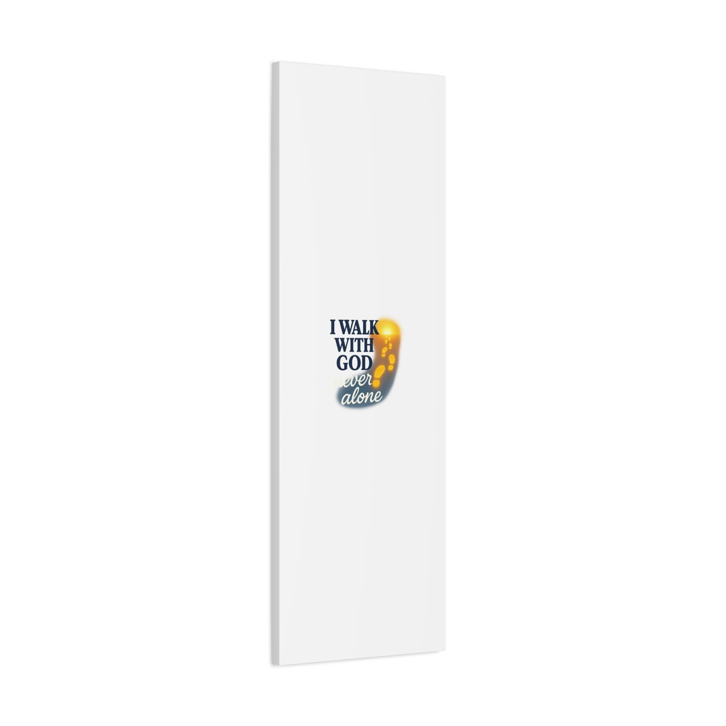 I Walk With God – Matte Canvas Wall Art