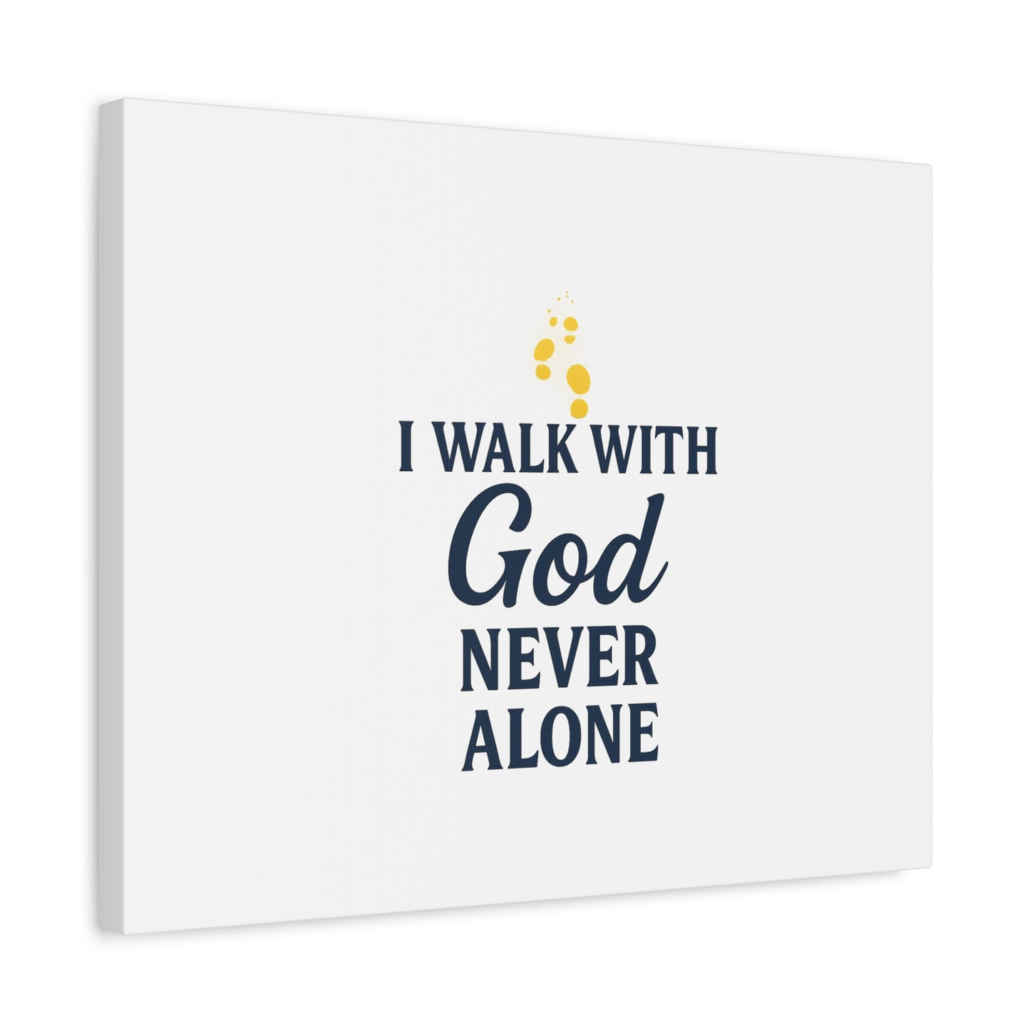 I Walk With God – Matte Canvas Wall Art