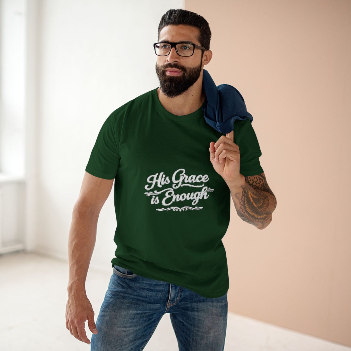 His Grace Is Enough T-Shirt — Christian Faith Inspirational T-shirt