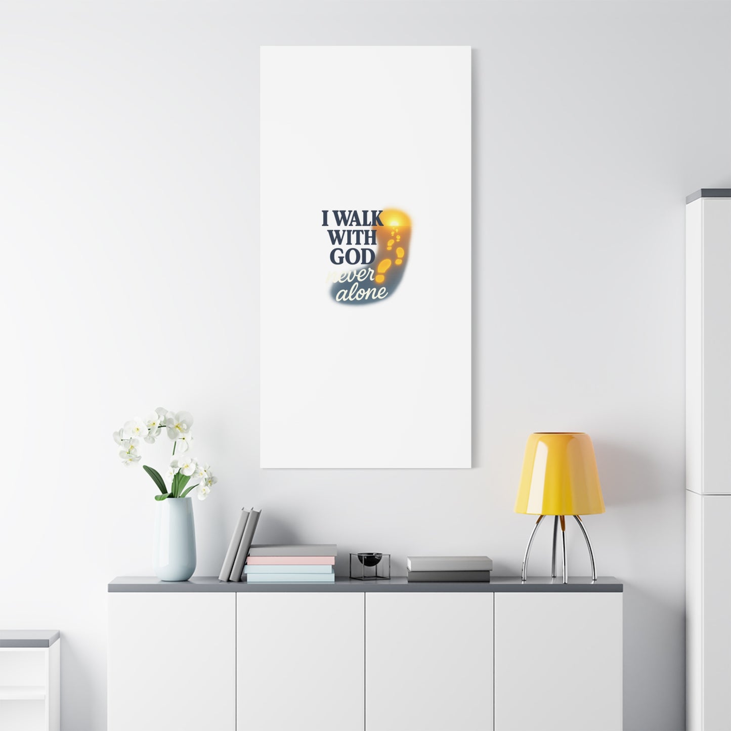 I Walk With God – Matte Canvas Wall Art