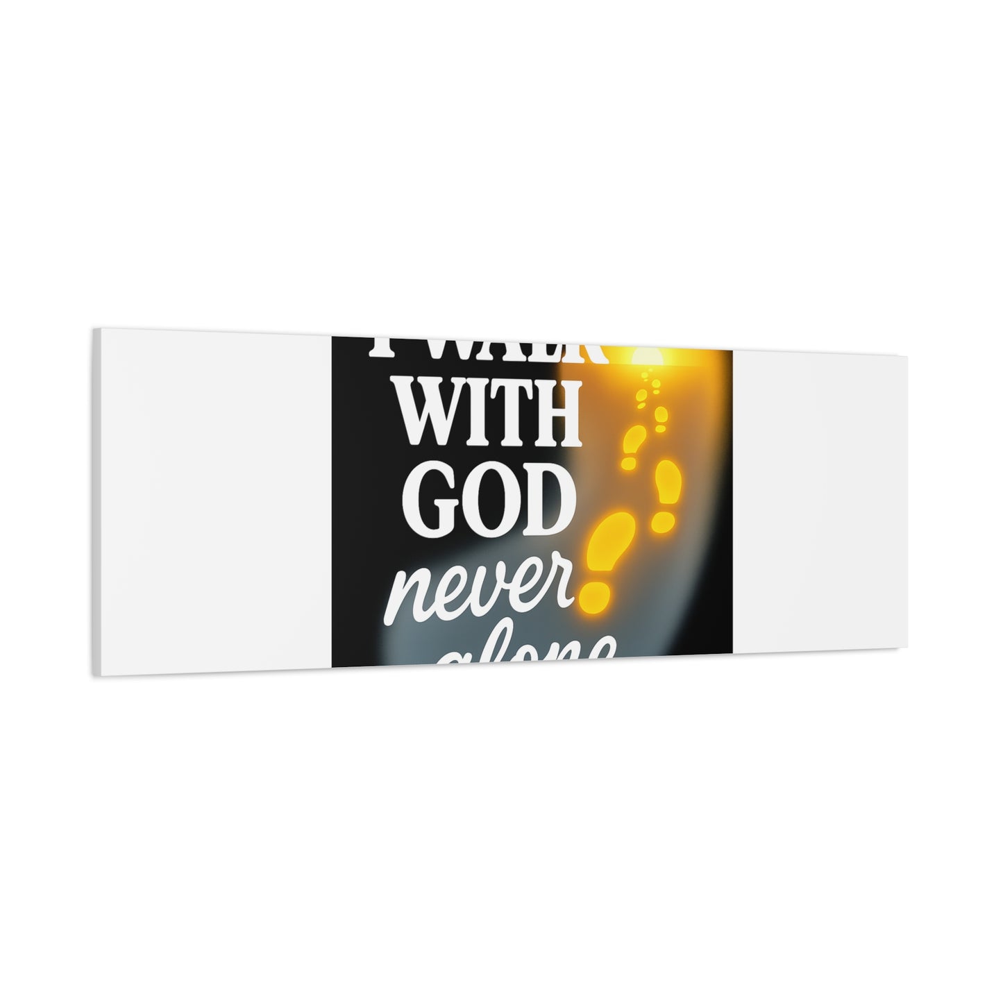 I Walk With God – Matte Canvas Wall Art
