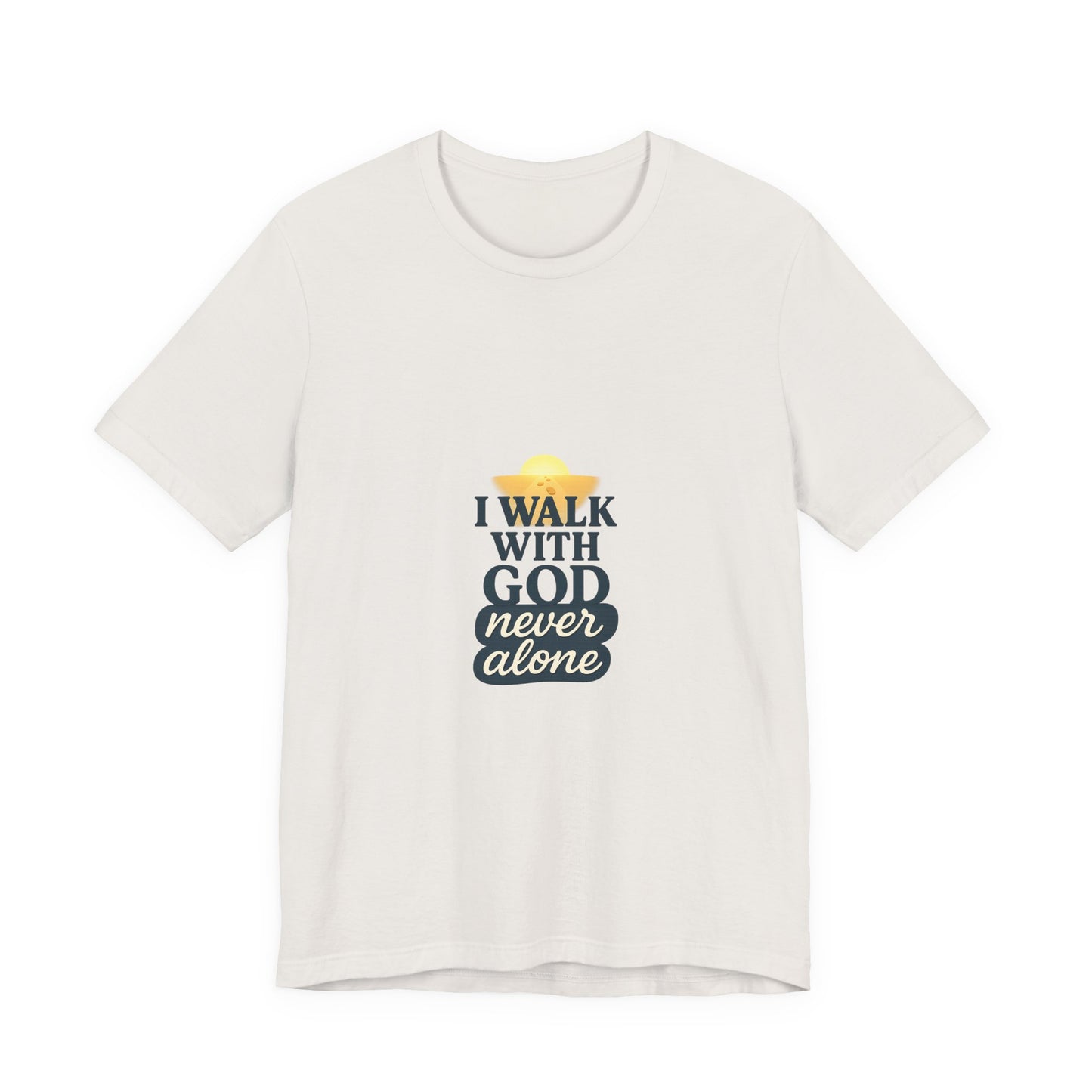 I Walk With God – Unisex Jersey T-Shirt