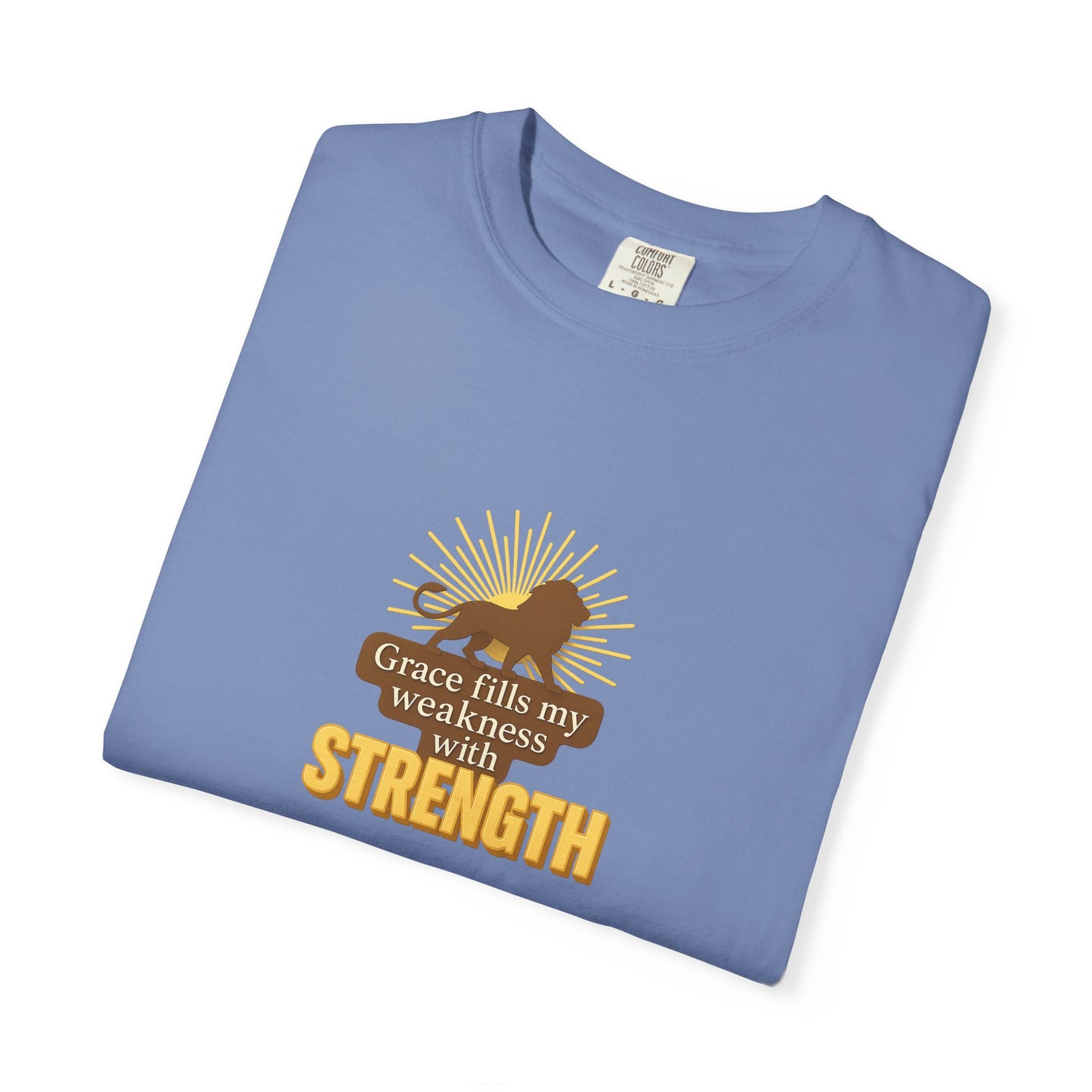 Inspirational Garment-Dyed T-Shirt, Faith Shirt, God Story Tee, Christian Apparel, Motivational Graphic Tee