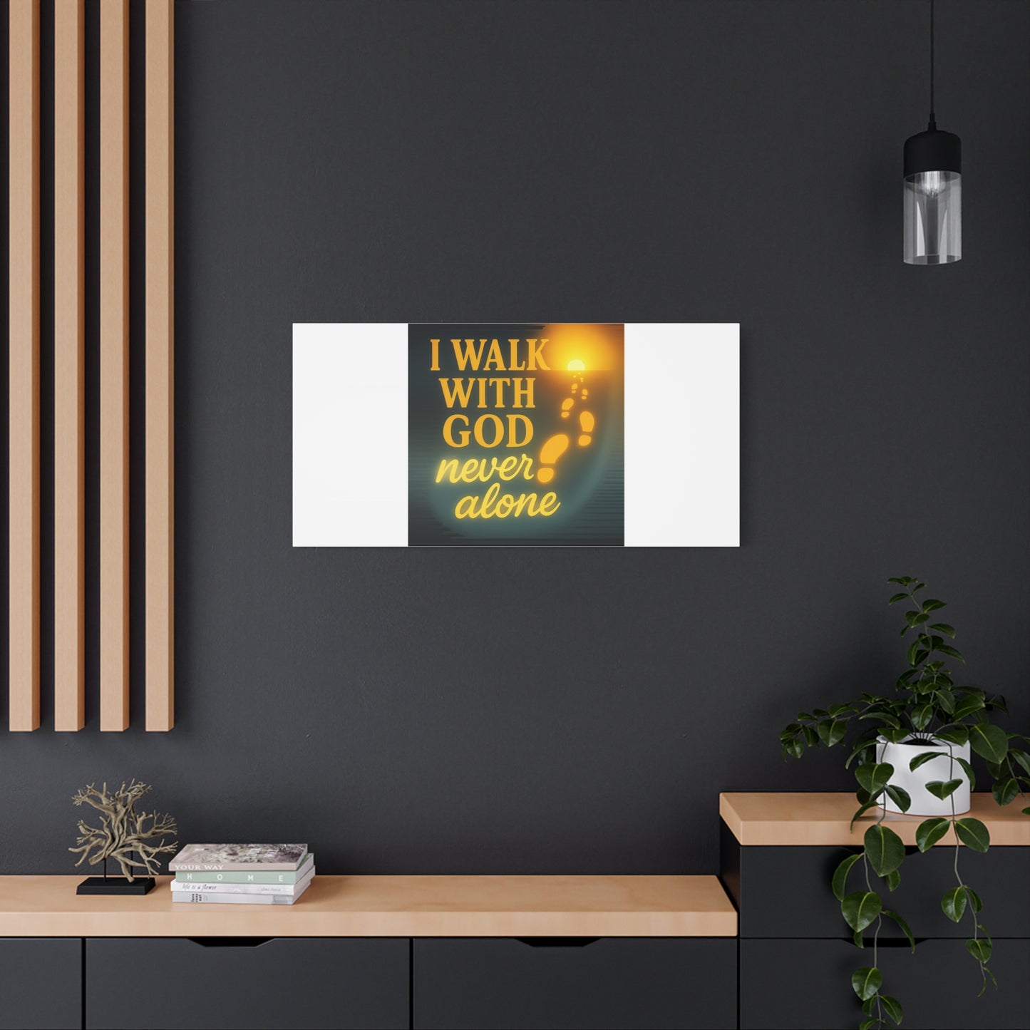 I Walk With God – Matte Canvas Wall Art