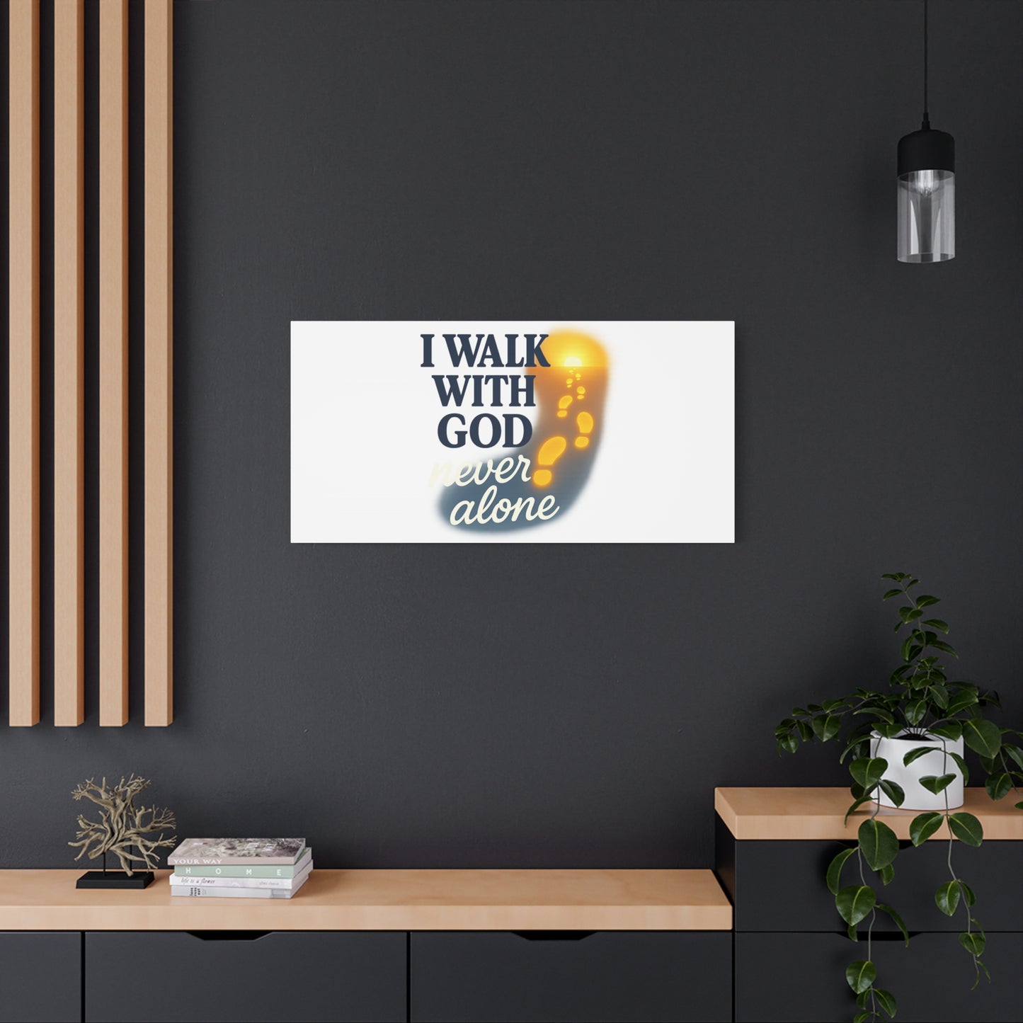 I Walk With God – Matte Canvas Wall Art
