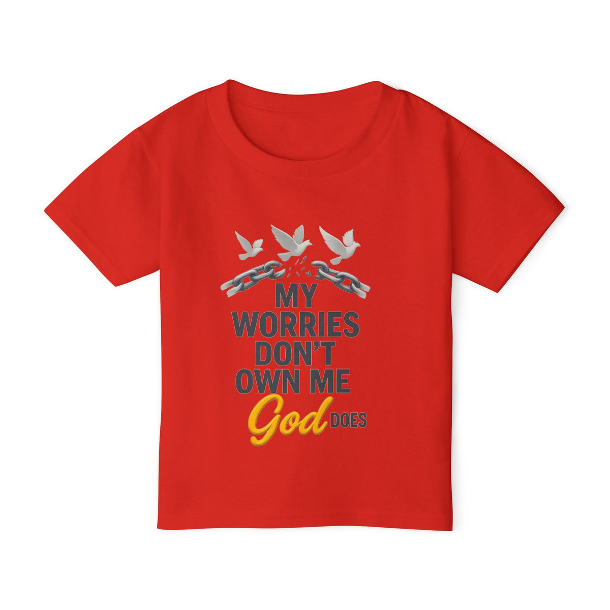Toddler T‑Shirt — My Worries Don't Own Me, God Does