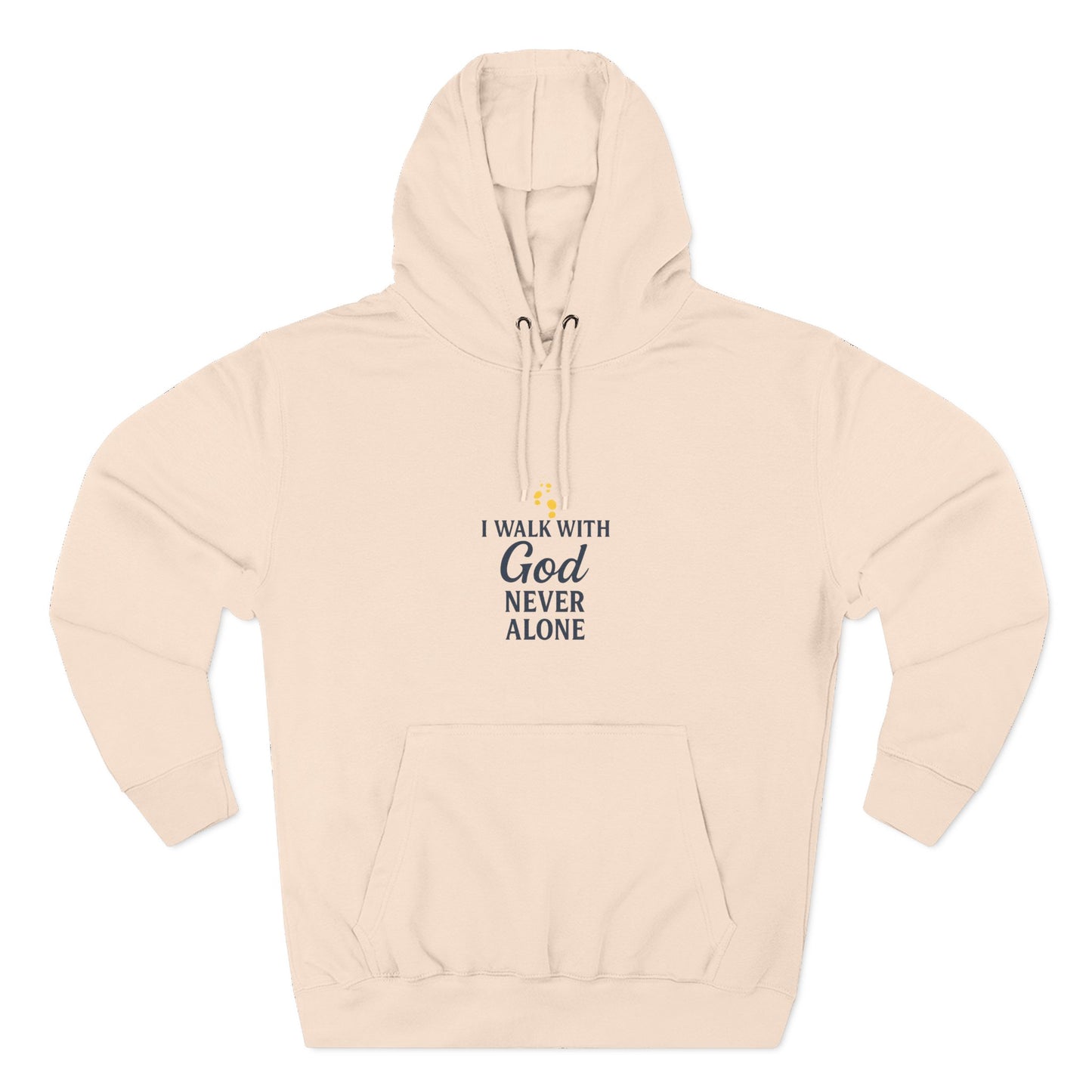 Three-Panel Fleece Hoodie