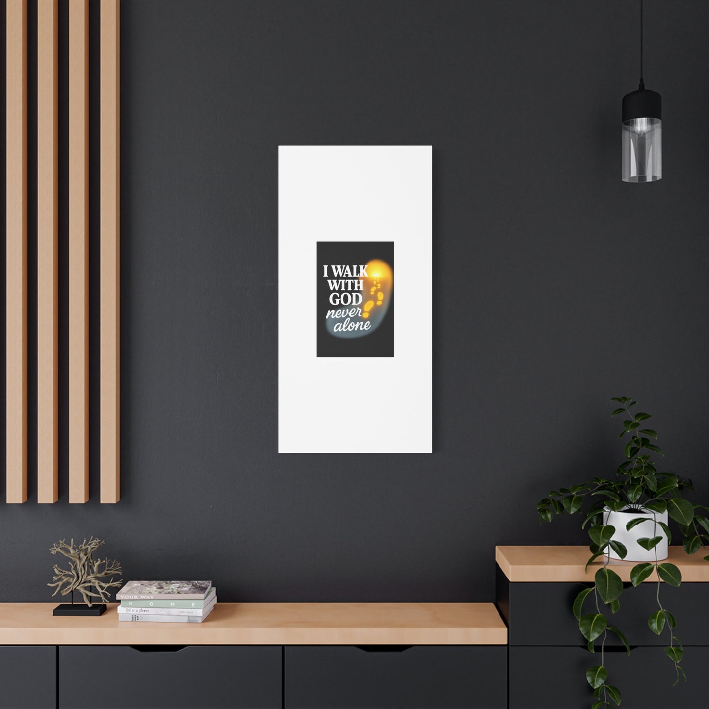 I Walk With God – Matte Canvas Wall Art