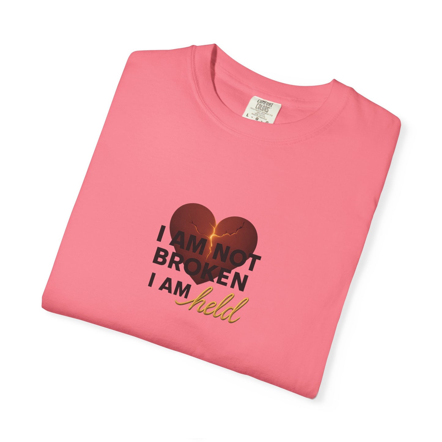 Heartfelt Garment-Dyed T-Shirt – Inspirational Unisex Tee for Comfort, Expression & Everyday Wear