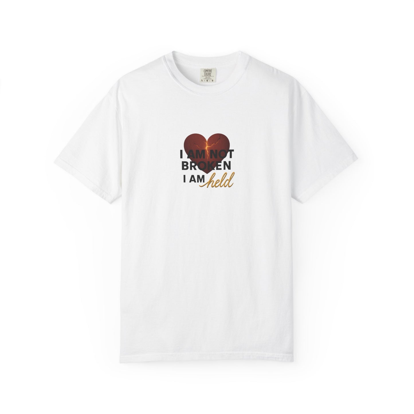 Heartfelt Garment-Dyed T-Shirt – Inspirational Unisex Tee for Comfort, Expression & Everyday Wear