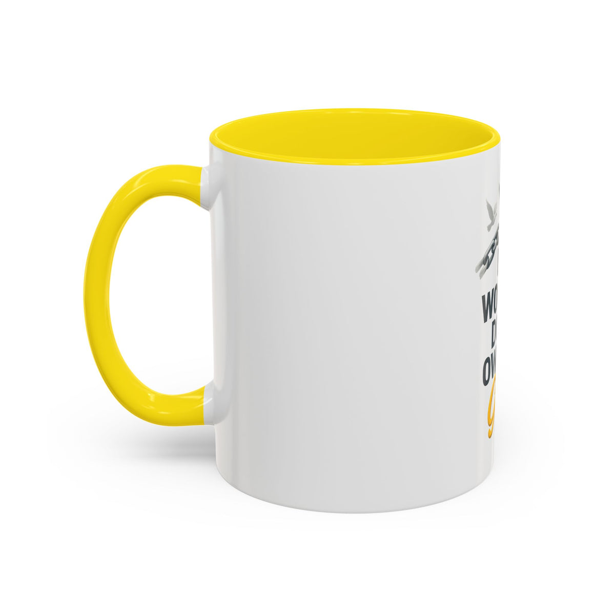 Faith-Inspiring Accent Coffee Mug - Motivational Gift for Coffee Lovers, Ideal for Birthdays, Holidays, Relaxation, Couples