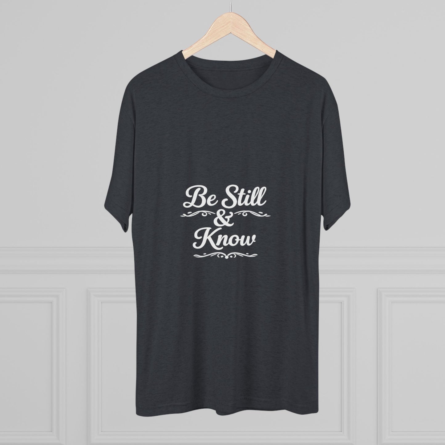 Be Still & Know Tshirt — Inspirational Christian Graphic T‑Shirt
