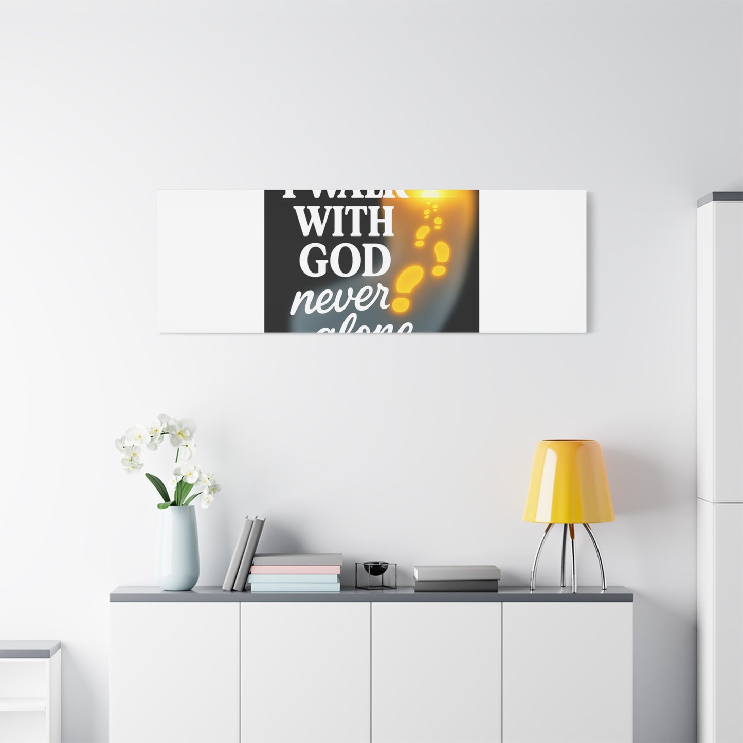 I Walk With God – Matte Canvas Wall Art