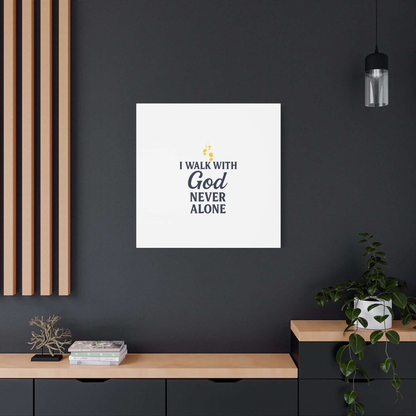 I Walk With God – Matte Canvas Wall Art