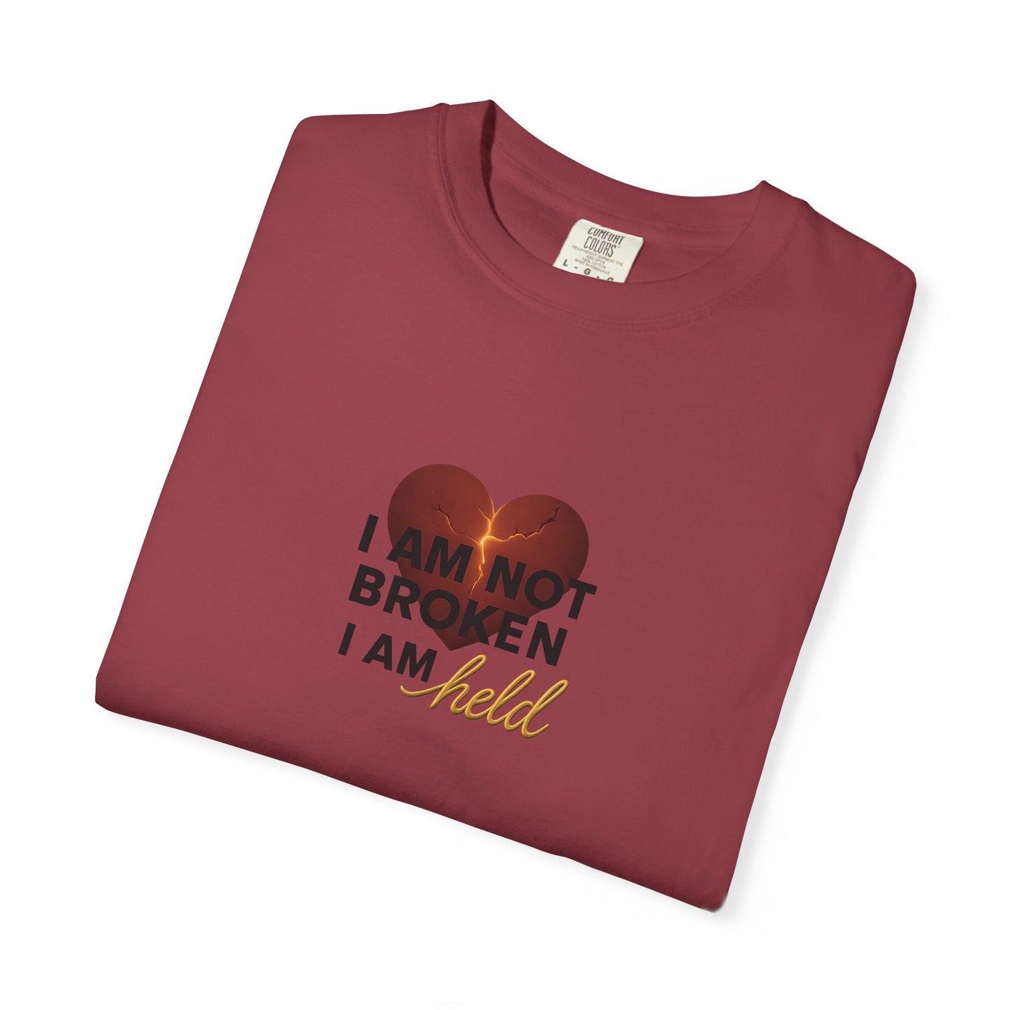 Heartfelt Garment-Dyed T-Shirt – Inspirational Unisex Tee for Comfort, Expression & Everyday Wear