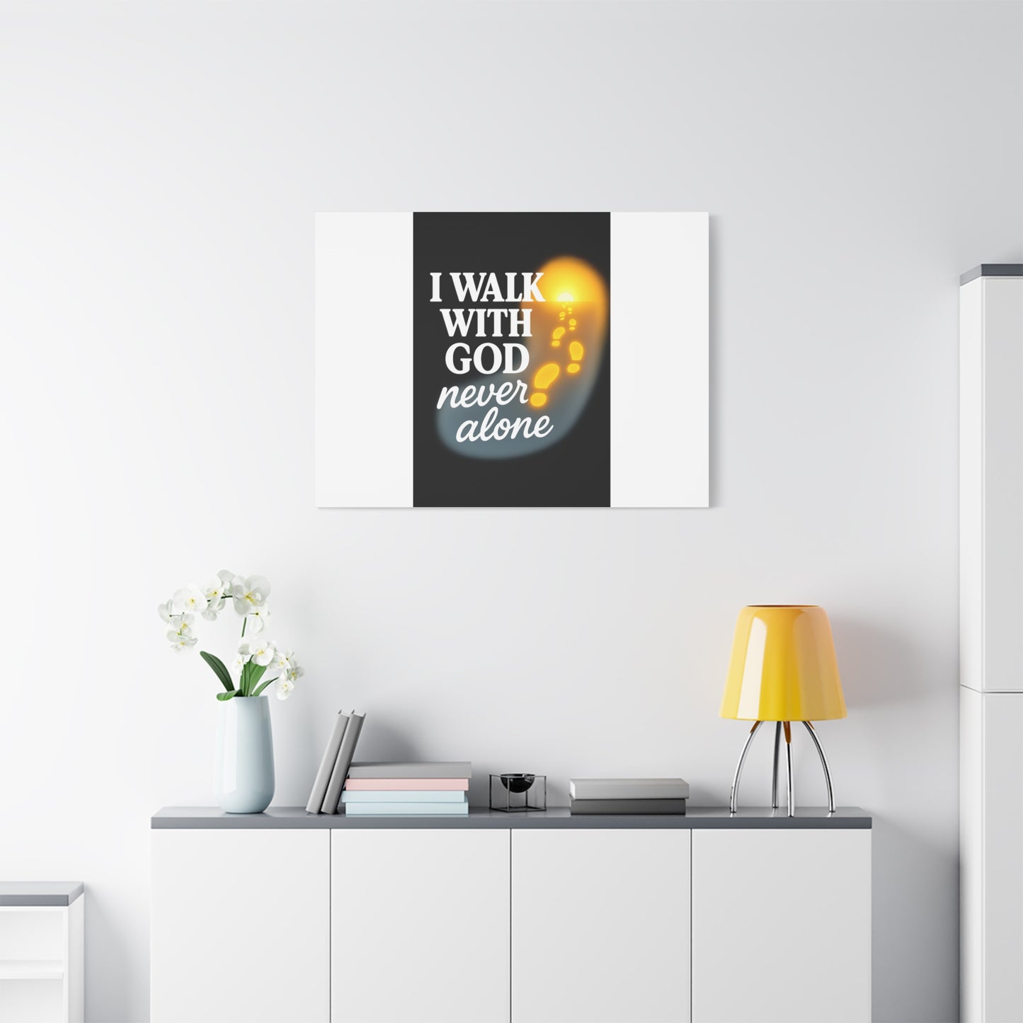 I Walk With God – Matte Canvas Wall Art