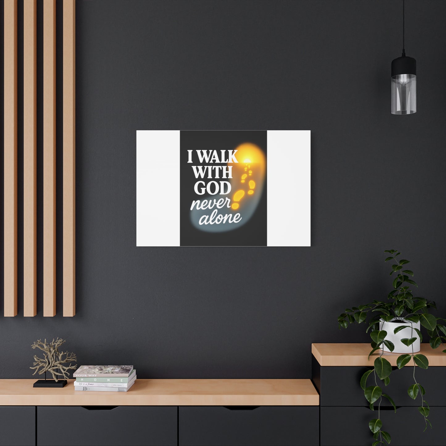 I Walk With God – Matte Canvas Wall Art
