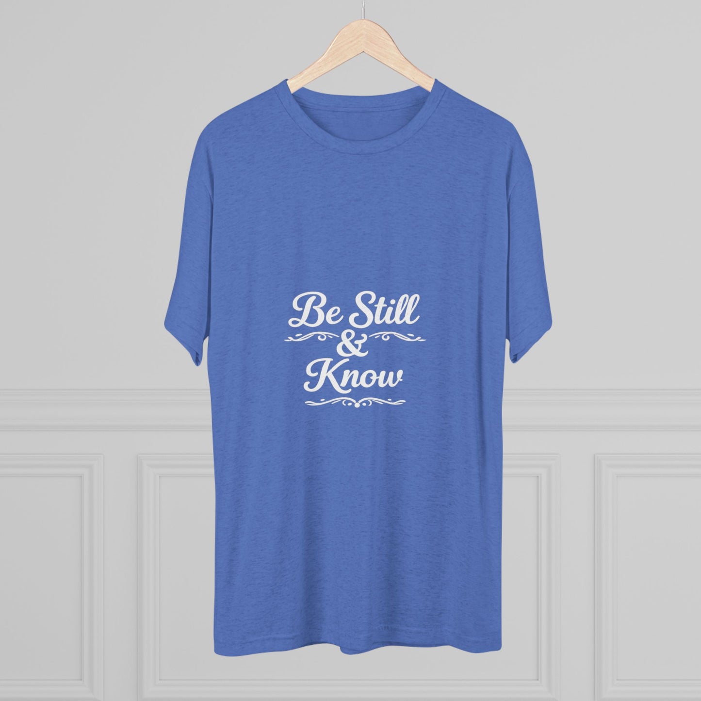 Be Still & Know Tshirt — Inspirational Christian Graphic T‑Shirt