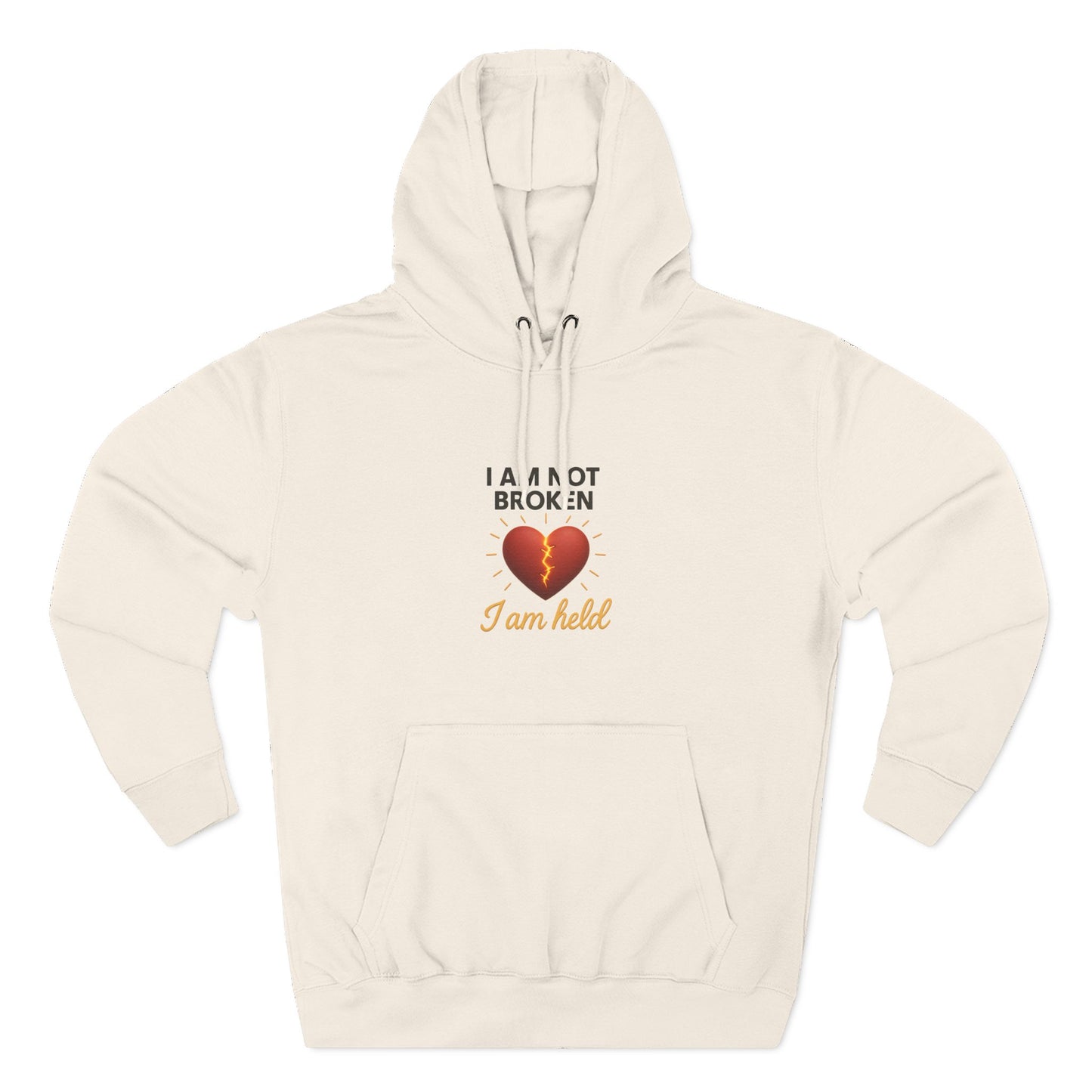 I Am Not Broken – Inspirational Hoodie for Strength, Healing & Self-Love