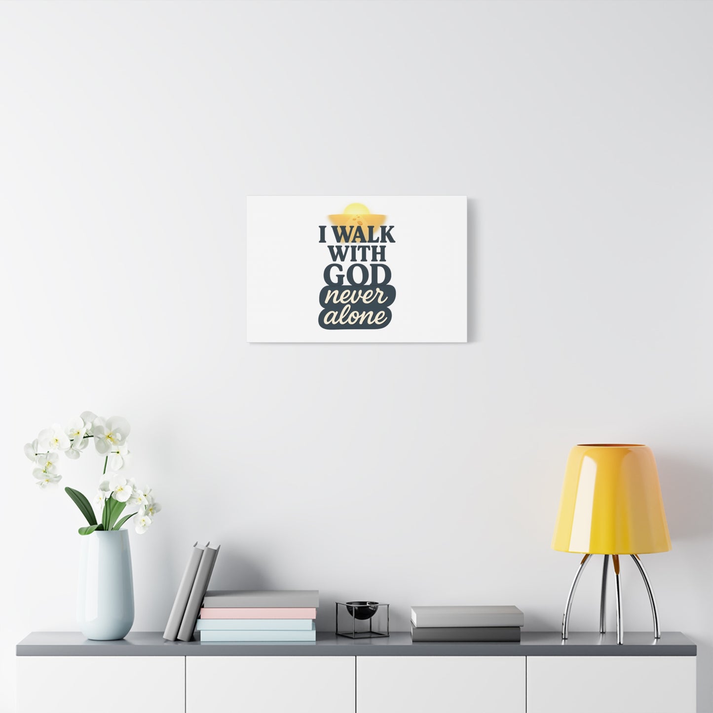 I Walk With God – Matte Canvas Wall Art