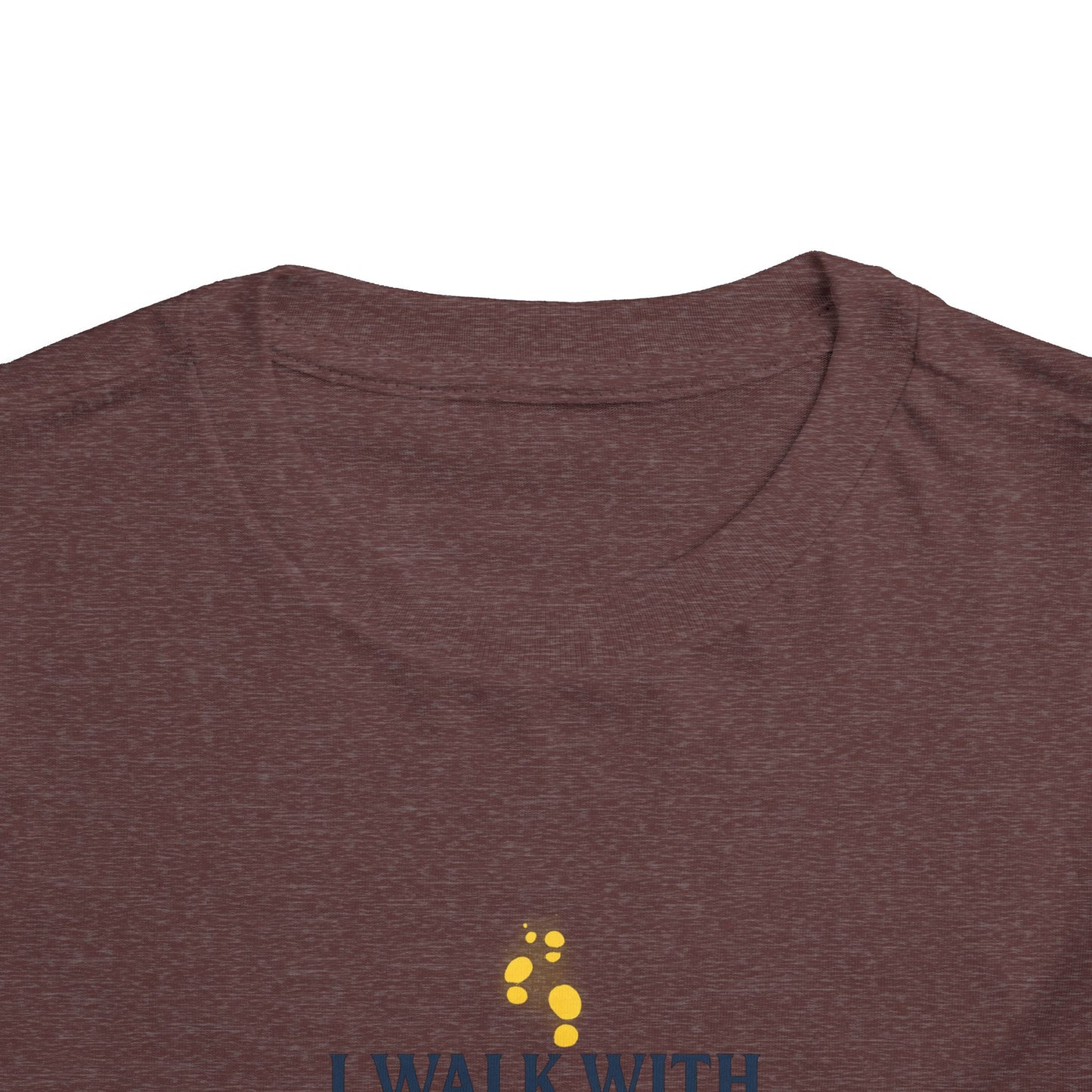 Toddler T-shirt — I Walk With God Never Alone