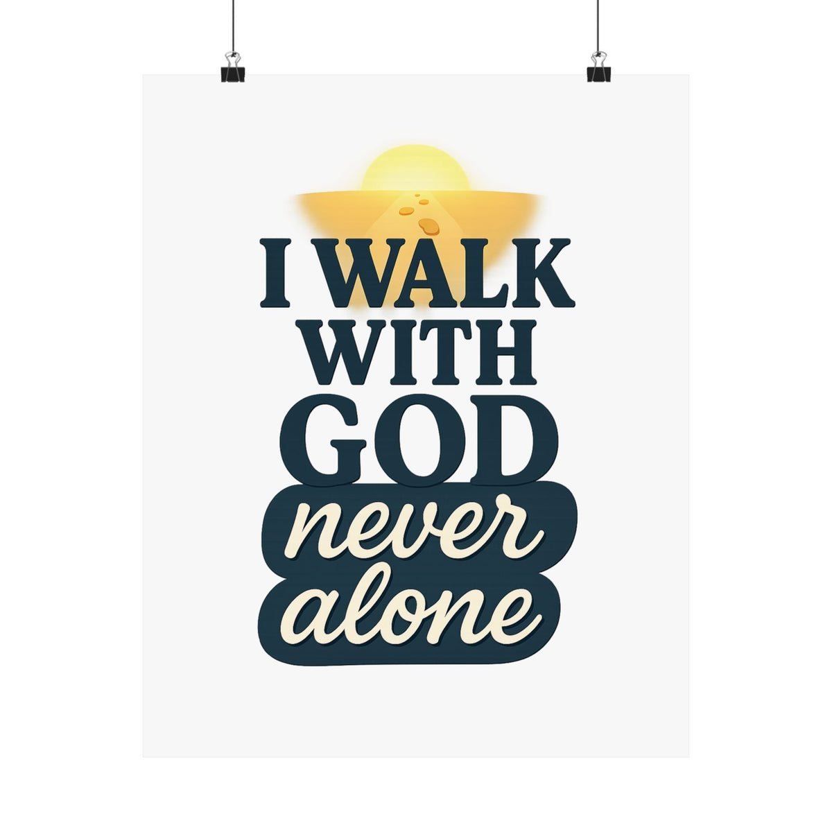 Inspirational Matte Vertical Posters - Wall Decor, Christian Art, Motivational Quotes, Home Decoration, Faith-Based Gifts
