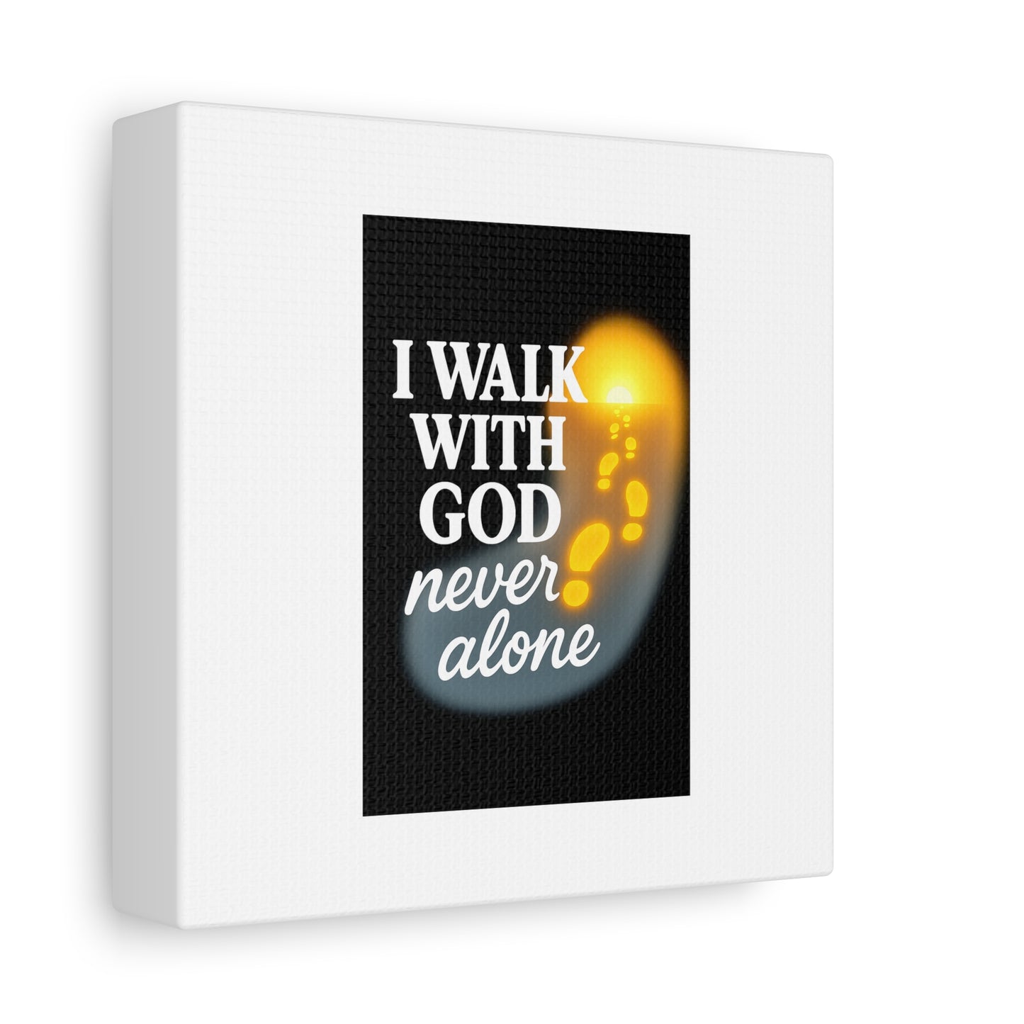 I Walk With God – Matte Canvas Wall Art